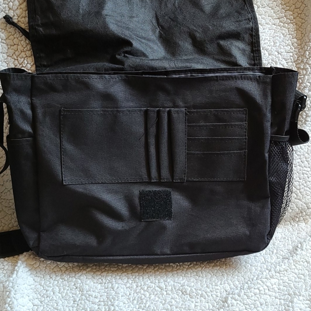 Blk & Blue Generic Book/ Computer Bag - image 4